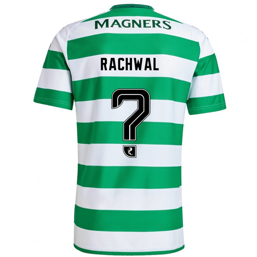 Danxen Hombre Camiseta Robert Rachwal #0 Verde Blanco 1ª Equipación 2024/25 La Camisa