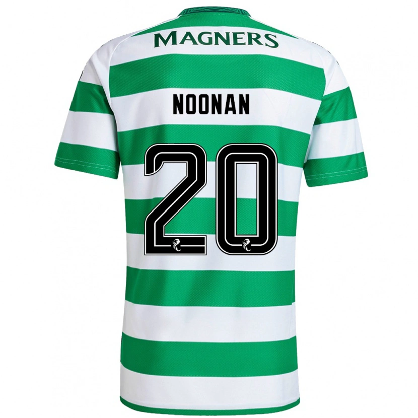 Danxen Hombre Camiseta Saoirse Noonan #20 Verde Blanco 1ª Equipación 2024/25 La Camisa