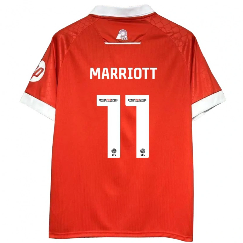 Danxen Hombre Camiseta Jack Marriott #11 Rojo Blanco 1ª Equipación 2024/25 La Camisa