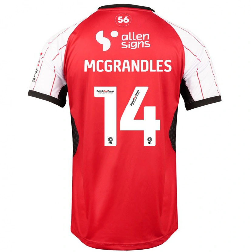 Danxen Hombre Camiseta Conor Mcgrandles #14 Blanco 1ª Equipación 2024/25 La Camisa