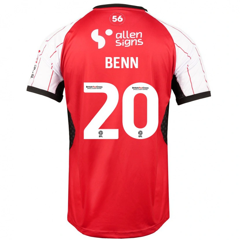 Danxen Hombre Camiseta Jay Benn #20 Blanco 1ª Equipación 2024/25 La Camisa