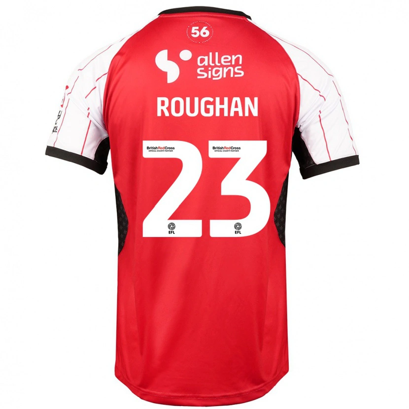 Danxen Hombre Camiseta Sean Roughan #23 Blanco 1ª Equipación 2024/25 La Camisa