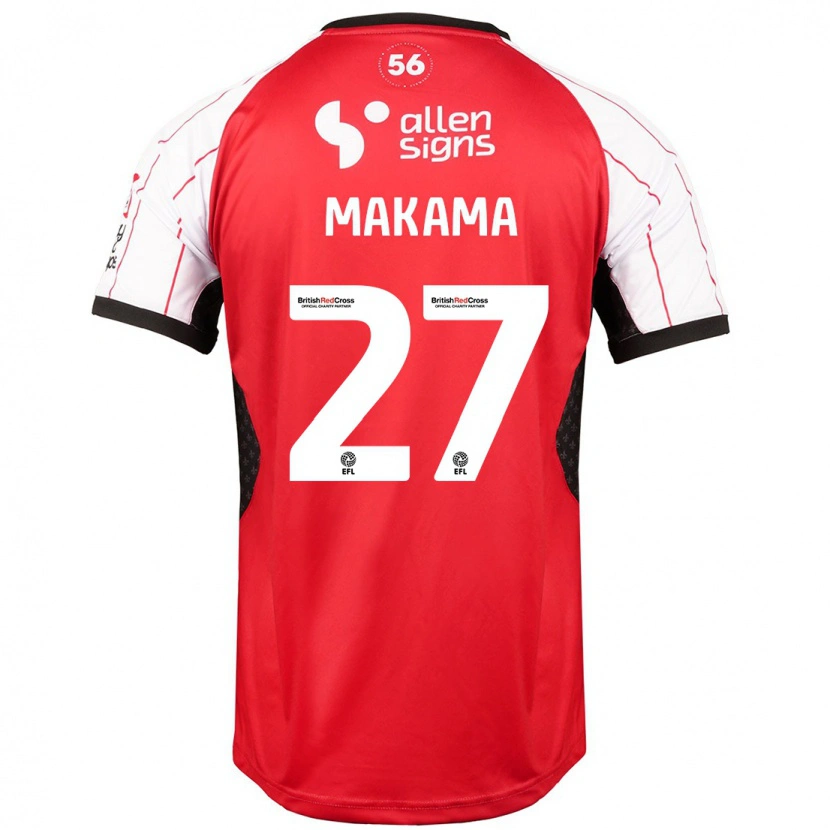 Danxen Hombre Camiseta Jovon Makama #27 Blanco 1ª Equipación 2024/25 La Camisa