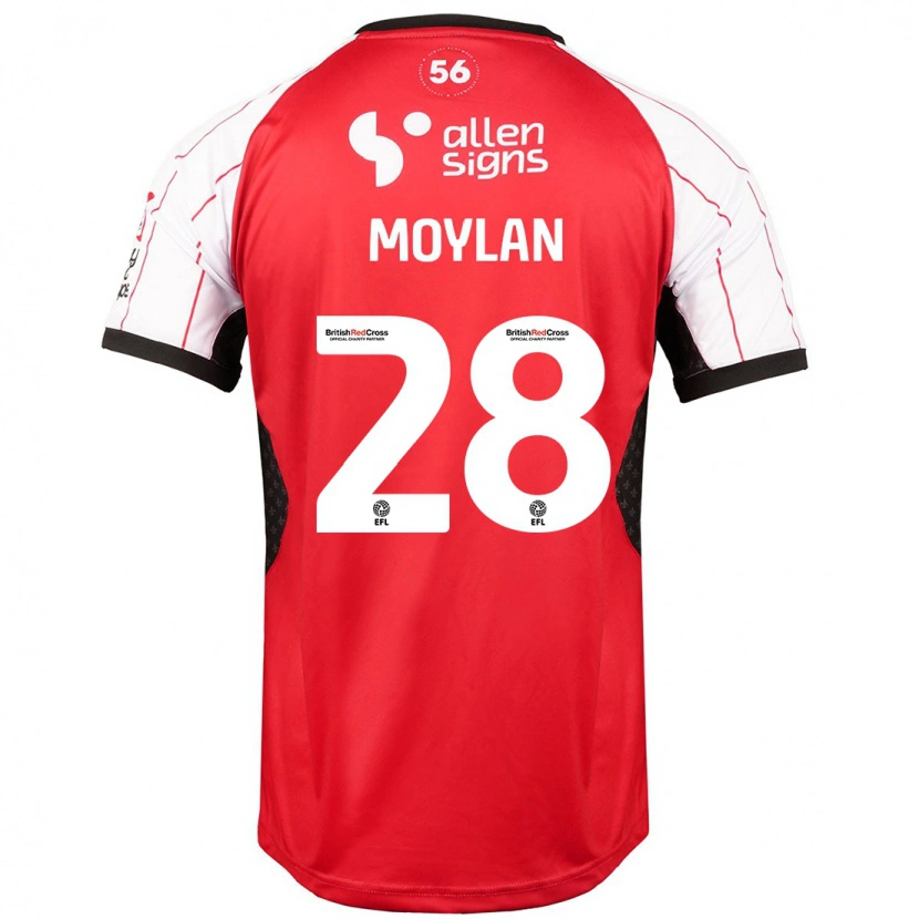 Danxen Hombre Camiseta Jack Moylan #28 Blanco 1ª Equipación 2024/25 La Camisa