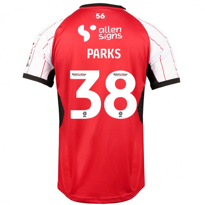 Danxen Hombre Camiseta Charlie Parks #38 Blanco 1ª Equipación 2024/25 La Camisa