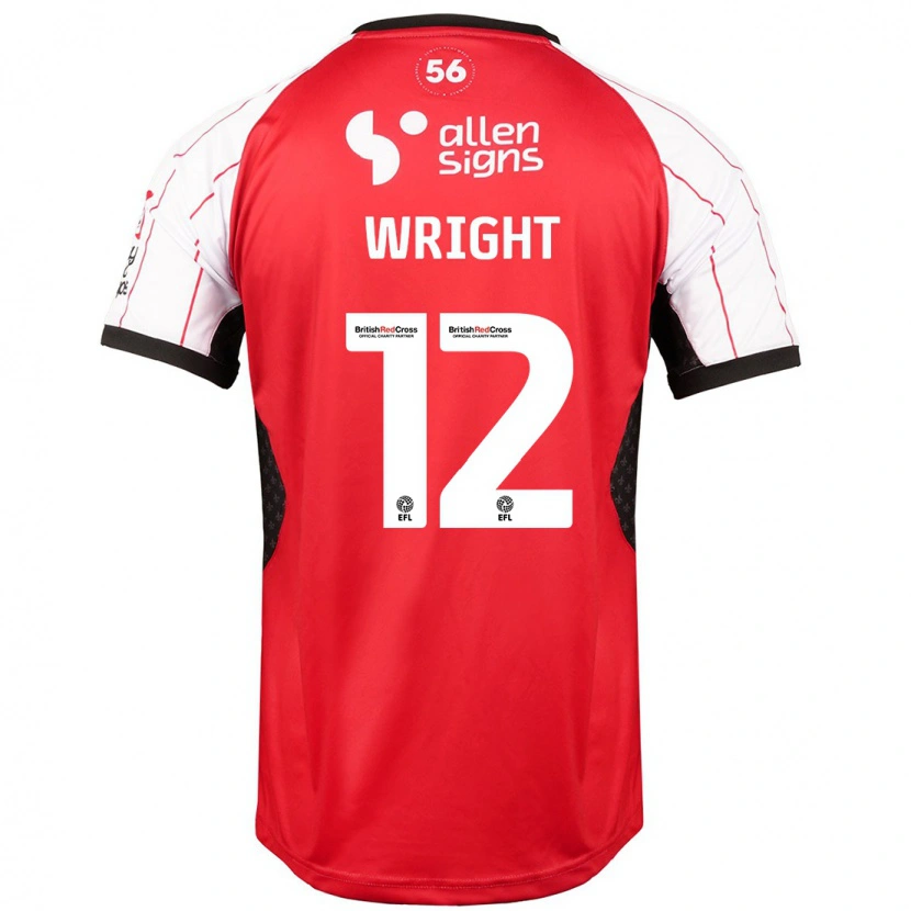Danxen Hombre Camiseta Jordan Wright #12 Blanco 1ª Equipación 2024/25 La Camisa
