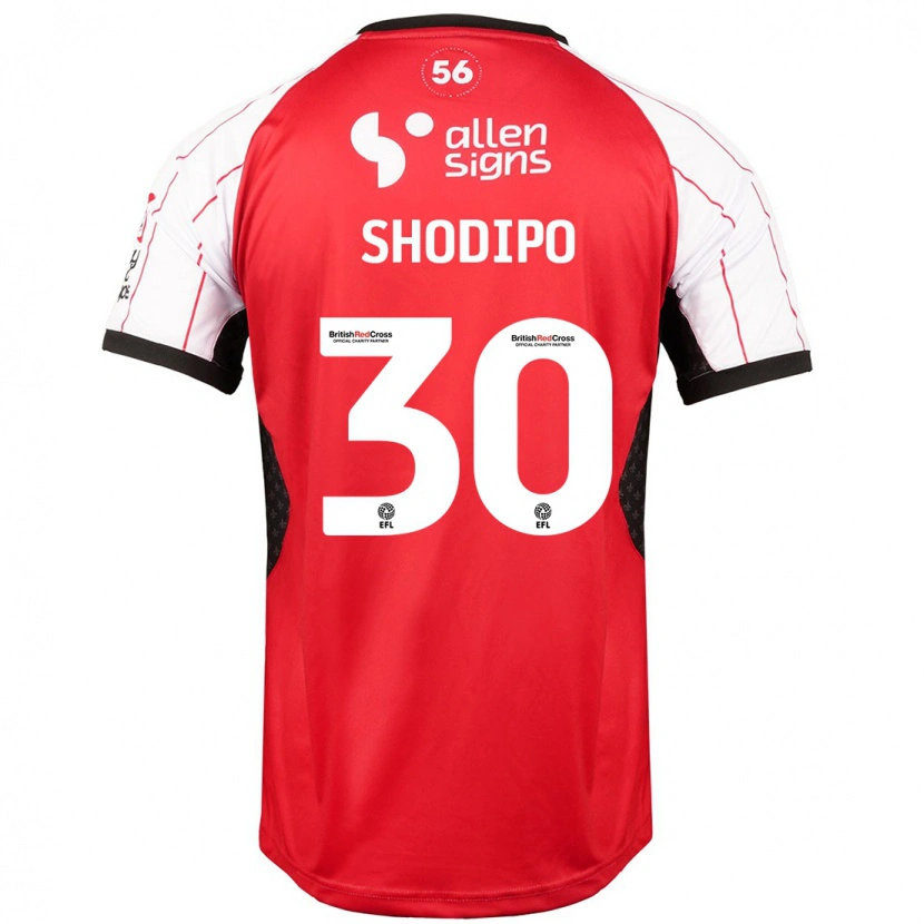 Danxen Hombre Camiseta Olamide Shodipo #30 Blanco 1ª Equipación 2024/25 La Camisa