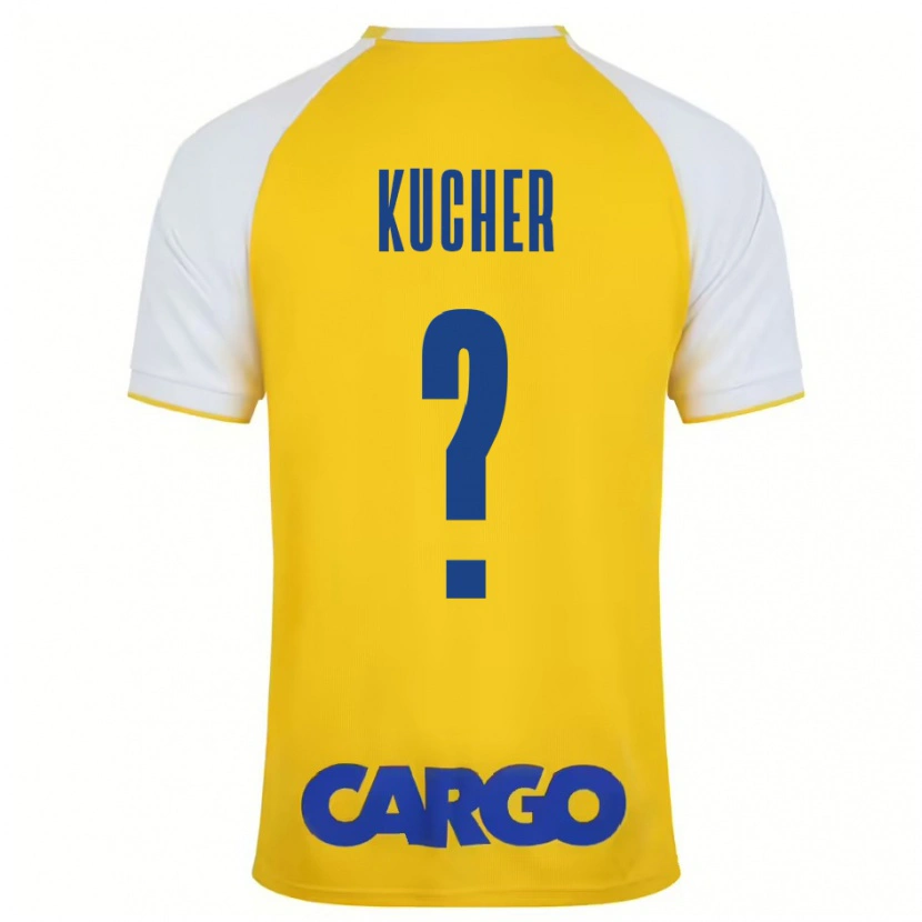 Danxen Hombre Camiseta Yahonatan Kucher #0 Amarillo Blanco 1ª Equipación 2024/25 La Camisa