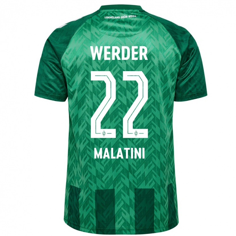 Danxen Hombre Camiseta Julián Malatini #22 Verde 1ª Equipación 2024/25 La Camisa