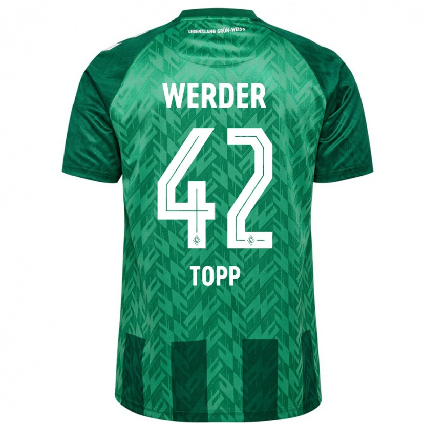 Danxen Hombre Camiseta Keke Topp #42 Verde 1ª Equipación 2024/25 La Camisa