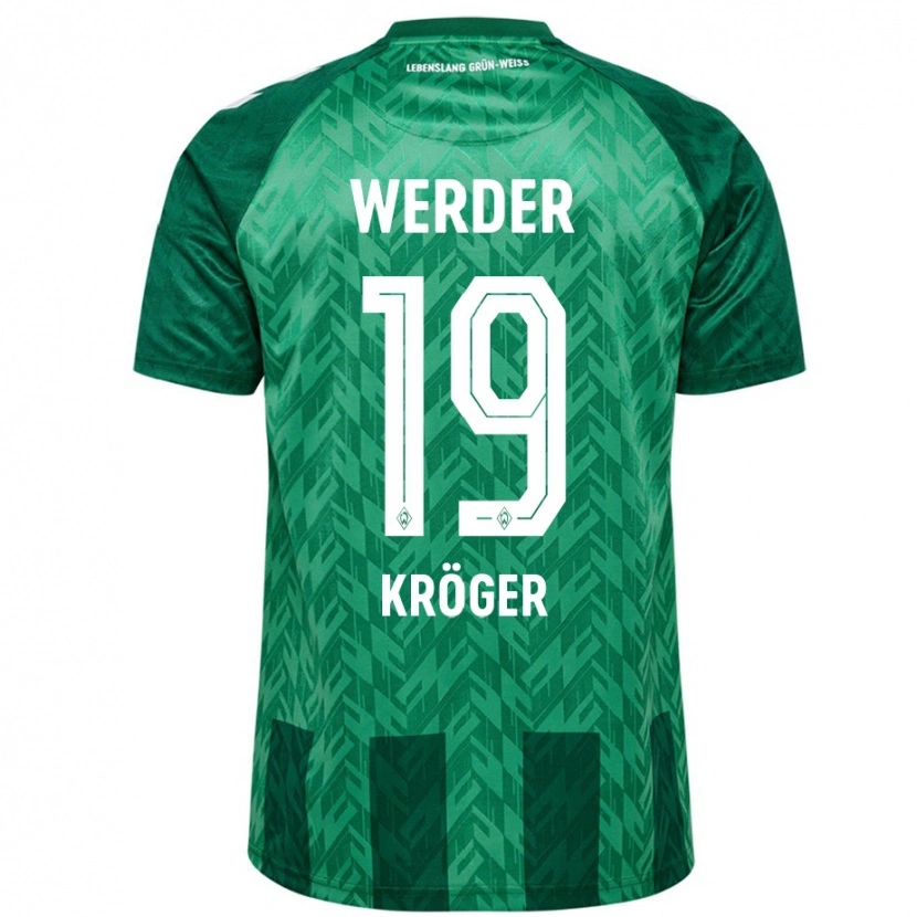 Danxen Hombre Camiseta Moritz Kröger #19 Verde 1ª Equipación 2024/25 La Camisa