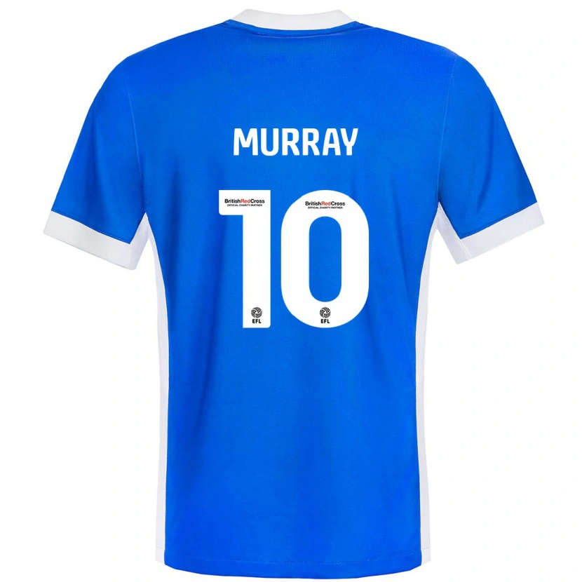 Danxen Hombre Camiseta Christie Harrison-Murray #10 Azul Blanco 1ª Equipación 2024/25 La Camisa