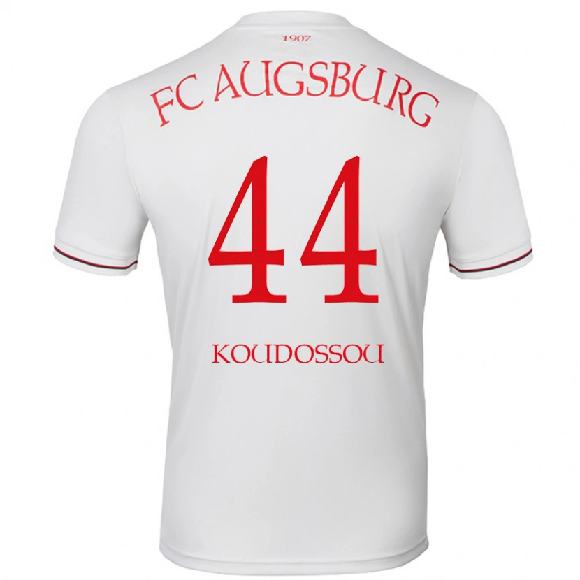 Danxen Hombre Camiseta Henri Koudossou #44 Blanco 1ª Equipación 2024/25 La Camisa