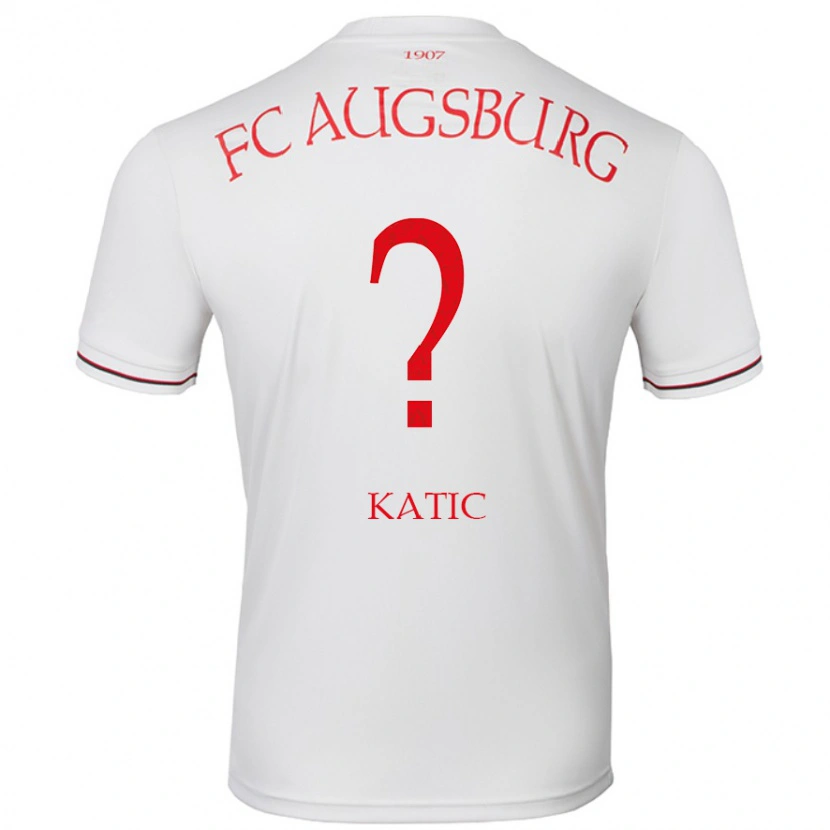 Danxen Hombre Camiseta Daniel Katic #0 Blanco 1ª Equipación 2024/25 La Camisa