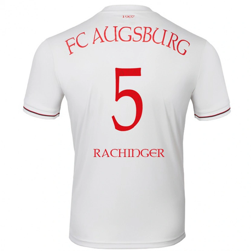 Danxen Hombre Camiseta Lorenz Rachinger #5 Blanco 1ª Equipación 2024/25 La Camisa