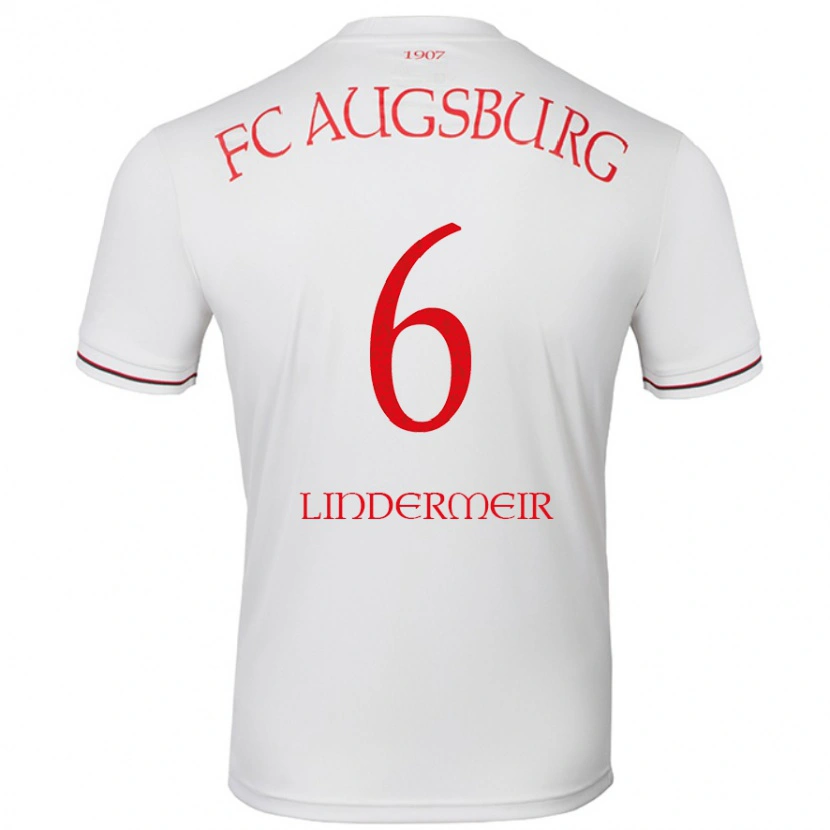 Danxen Hombre Camiseta Dominik Lindermeir #6 Blanco 1ª Equipación 2024/25 La Camisa