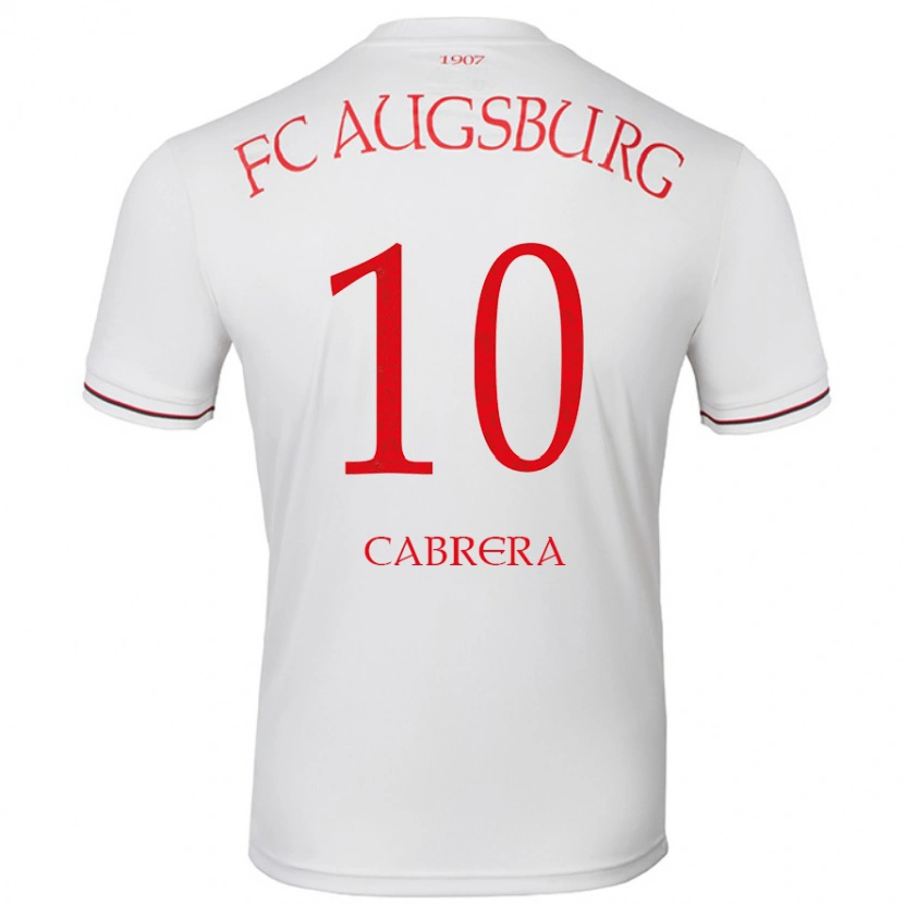 Danxen Hombre Camiseta Juan Cabrera #10 Blanco 1ª Equipación 2024/25 La Camisa
