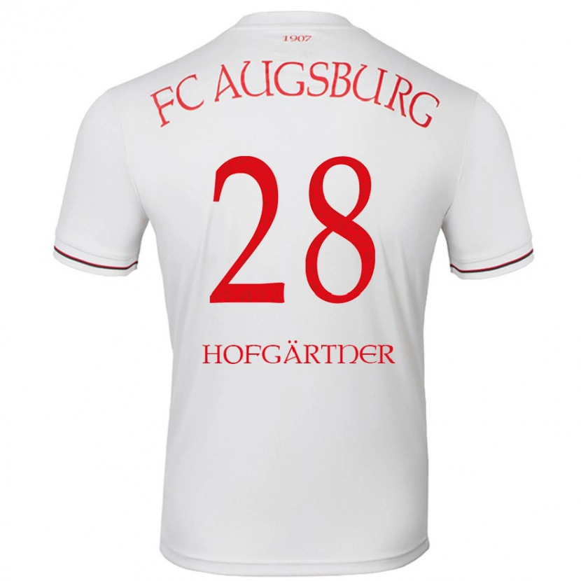 Danxen Hombre Camiseta Hendrik Hofgärtner #28 Blanco 1ª Equipación 2024/25 La Camisa