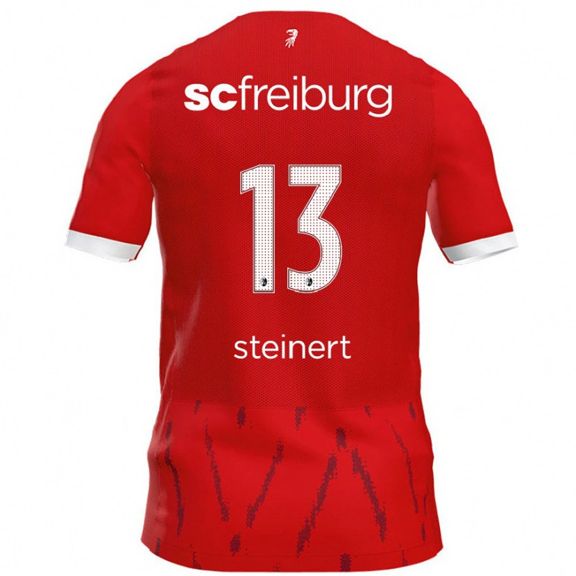 Danxen Hombre Camiseta Judith Steinert #13 Rojo 1ª Equipación 2024/25 La Camisa