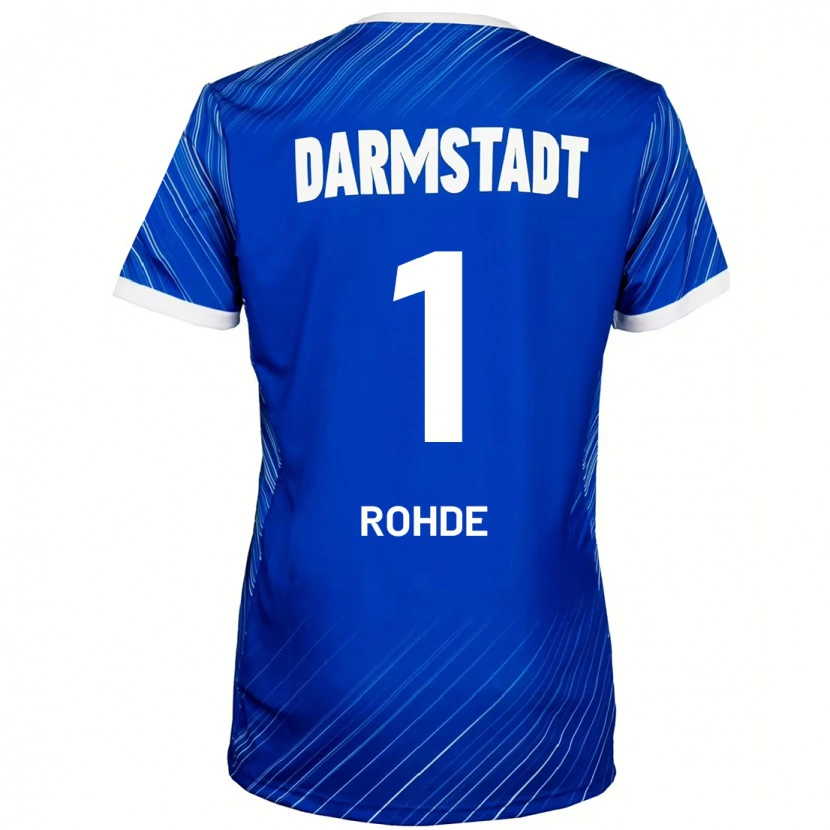 Danxen Hombre Camiseta Til Rohde #1 Azul Blanco 1ª Equipación 2024/25 La Camisa