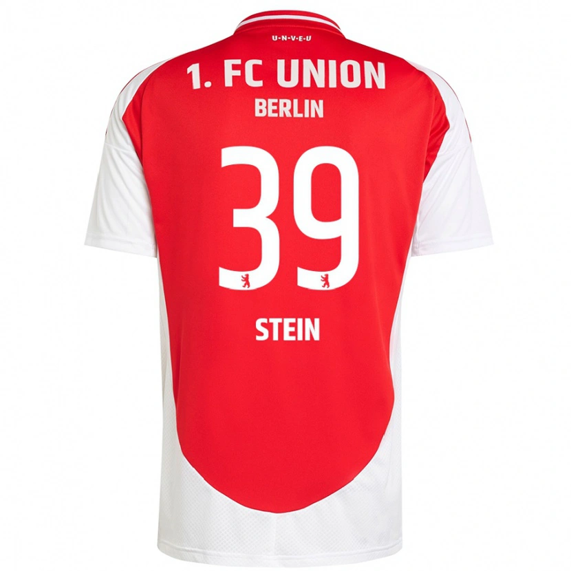 Danxen Hombre Camiseta Yannic Stein #39 Rojo Blanco 1ª Equipación 2024/25 La Camisa