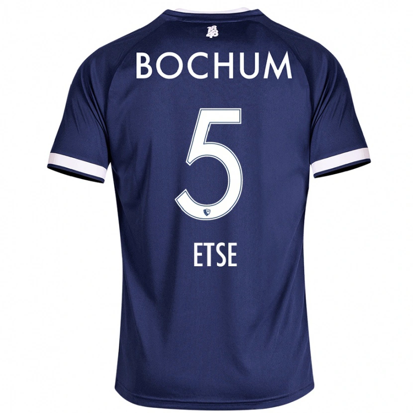 Danxen Hombre Camiseta Julian Etse #5 Azul Oscuro 1ª Equipación 2024/25 La Camisa