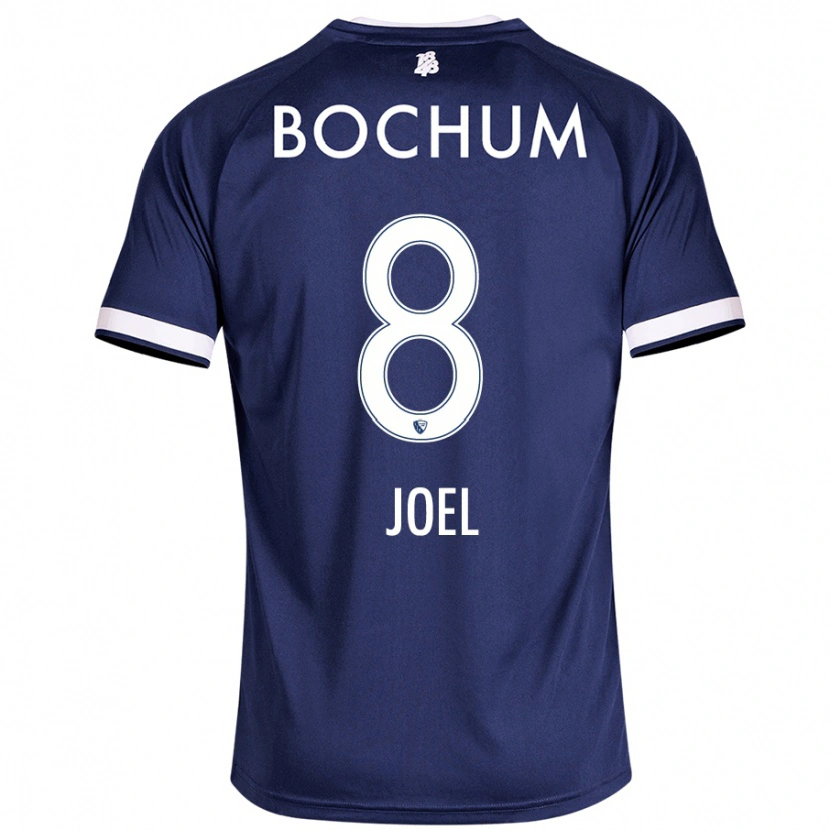 Danxen Hombre Camiseta Nico Joel #8 Azul Oscuro 1ª Equipación 2024/25 La Camisa
