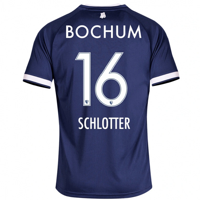 Danxen Hombre Camiseta Joel Schlotter #16 Azul Oscuro 1ª Equipación 2024/25 La Camisa