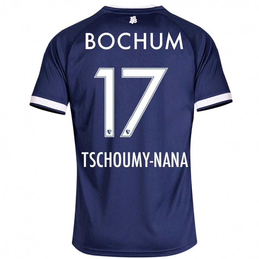 Danxen Hombre Camiseta Daryl Tschoumy-Nana #17 Azul Oscuro 1ª Equipación 2024/25 La Camisa