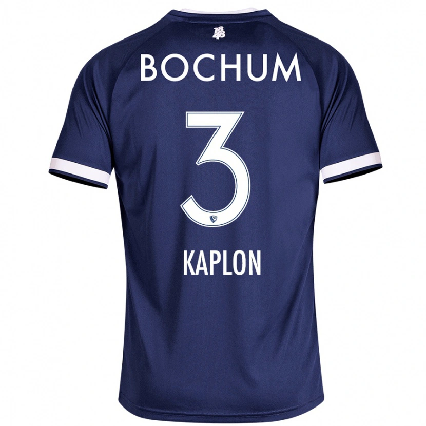 Danxen Hombre Camiseta Frauke Kaplon #3 Azul Oscuro 1ª Equipación 2024/25 La Camisa