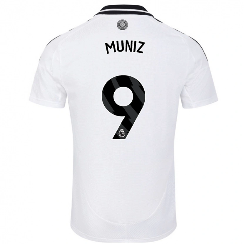 Danxen Hombre Camiseta Rodrigo Muniz #9 Blanco 1ª Equipación 2024/25 La Camisa