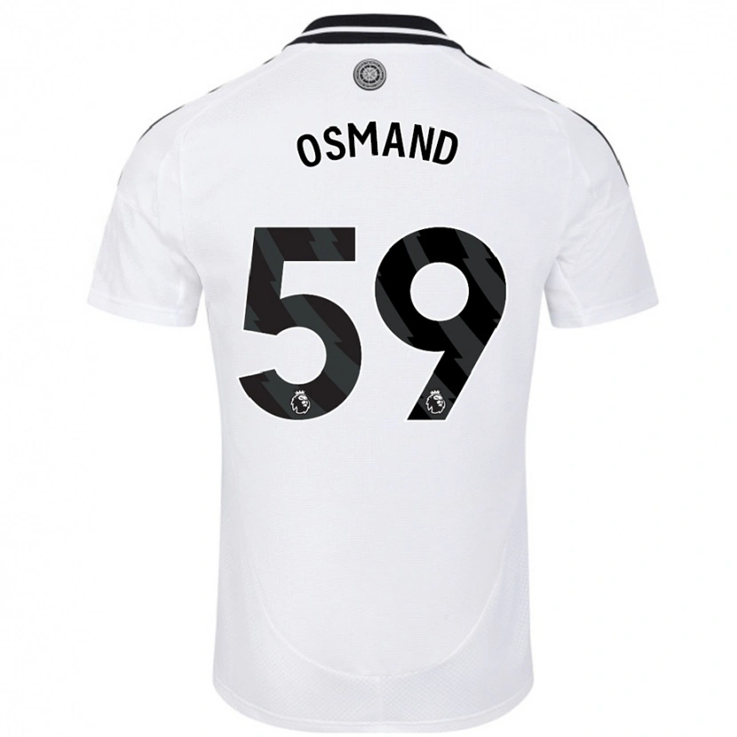 Danxen Hombre Camiseta Callum Osmand #59 Blanco 1ª Equipación 2024/25 La Camisa