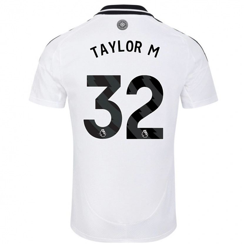 Danxen Hombre Camiseta Belle Taylor-M #32 Blanco 1ª Equipación 2024/25 La Camisa