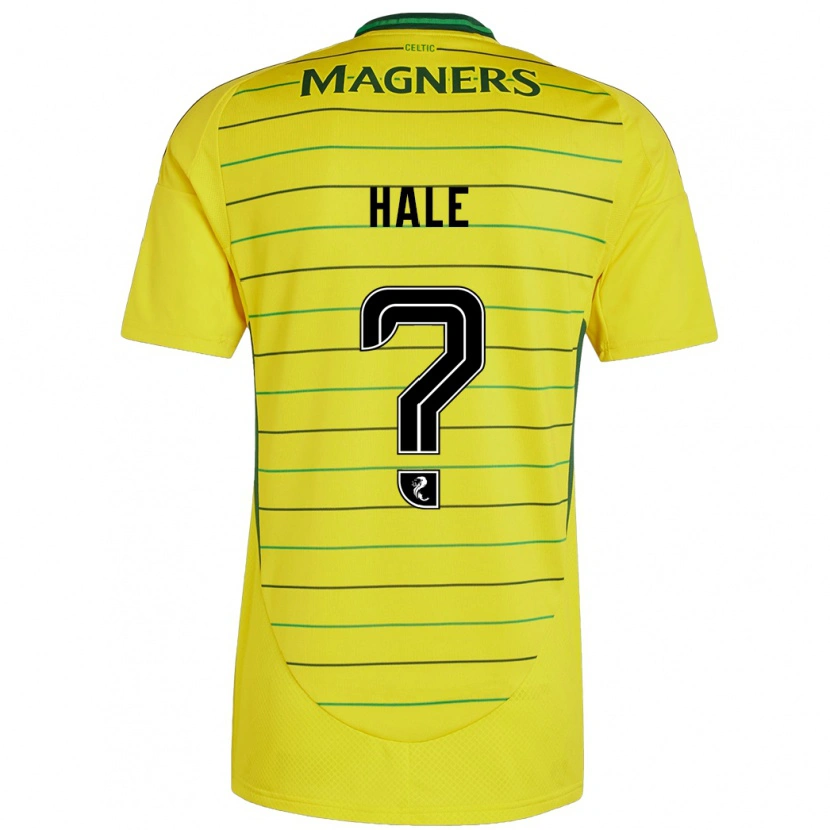 Danxen Hombre Camiseta Finlay Hale #0 Amarillo 2ª Equipación 2024/25 La Camisa
