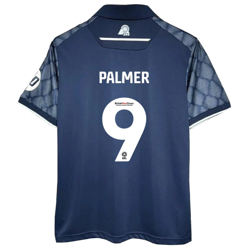 Danxen Hombre Camiseta Ollie Palmer #9 Negro 2ª Equipación 2024/25 La Camisa