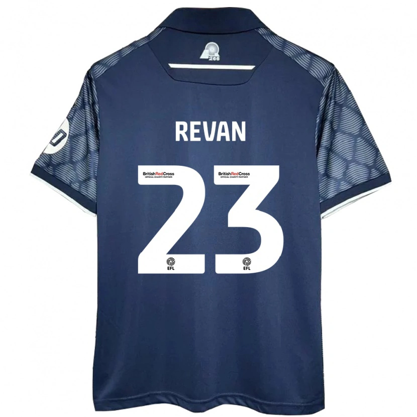 Danxen Hombre Camiseta Sebastian Revan #23 Negro 2ª Equipación 2024/25 La Camisa