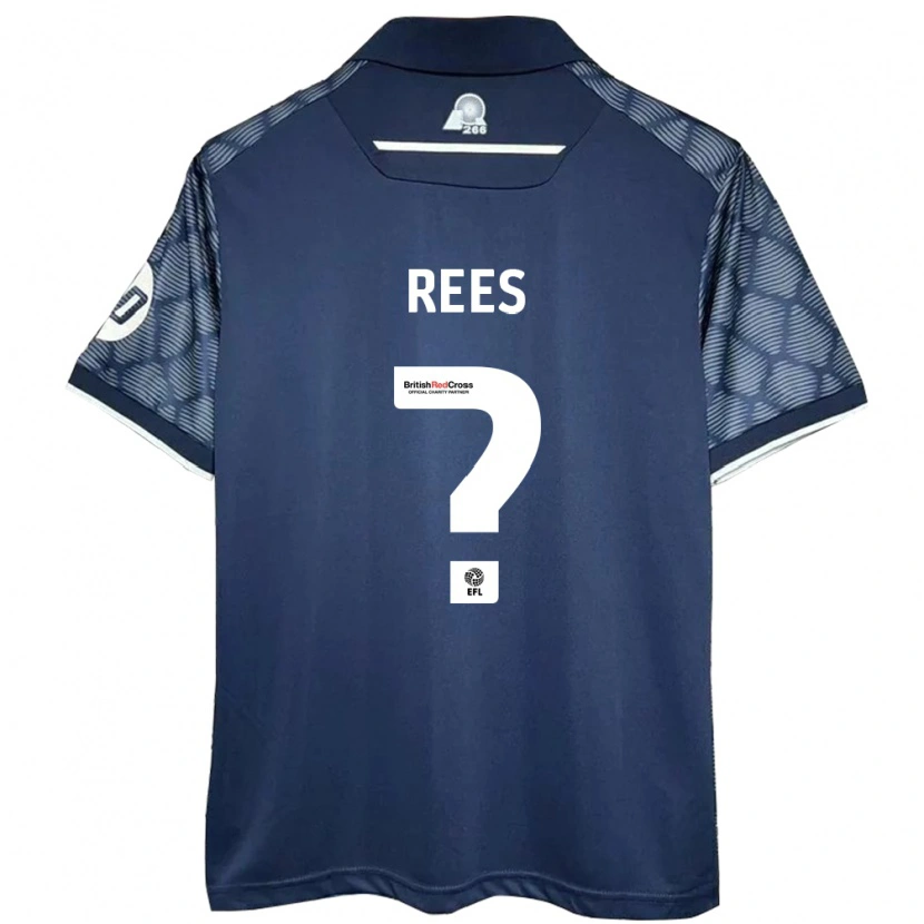 Danxen Hombre Camiseta Joe Rees #0 Negro 2ª Equipación 2024/25 La Camisa