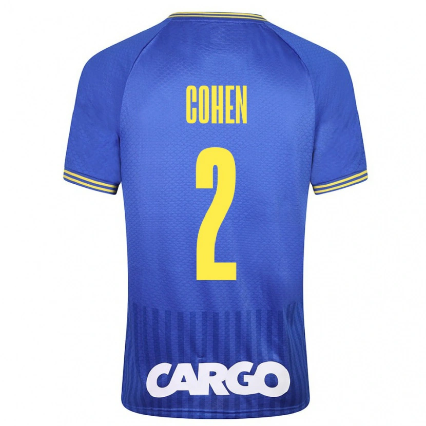 Danxen Hombre Camiseta Avishay Cohen #2 Blanco 2ª Equipación 2024/25 La Camisa