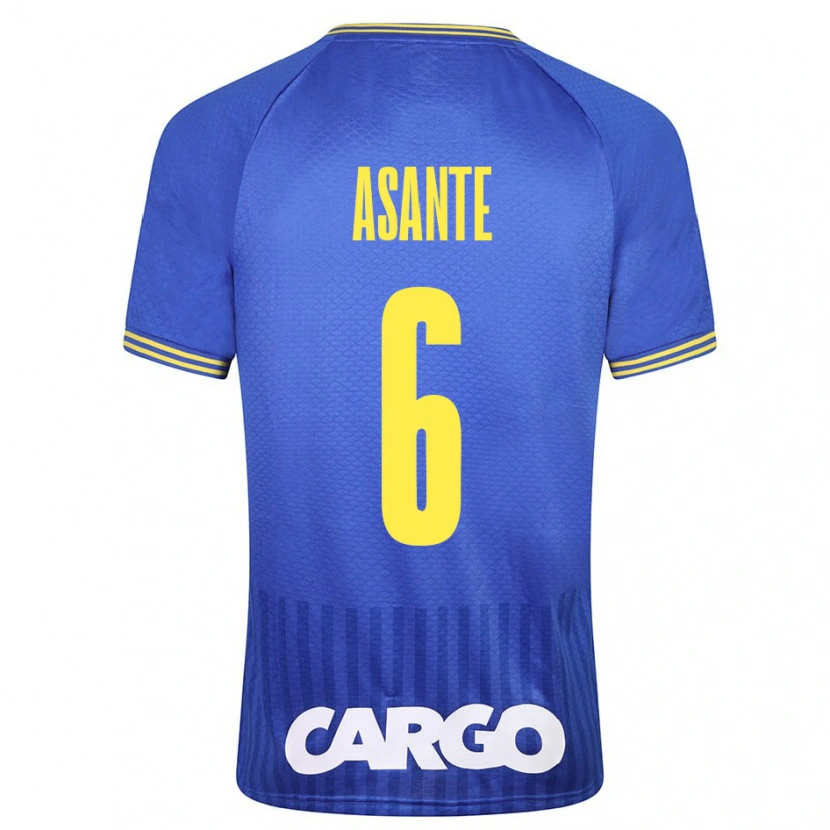 Danxen Hombre Camiseta Tyrese Asante #6 Blanco 2ª Equipación 2024/25 La Camisa