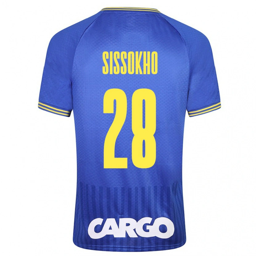 Danxen Hombre Camiseta Issouf Sissokho #28 Blanco 2ª Equipación 2024/25 La Camisa