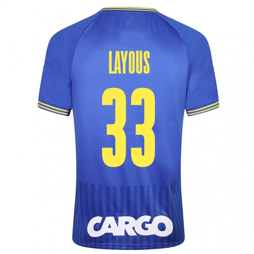 Danxen Hombre Camiseta Hisham Layous #33 Blanco 2ª Equipación 2024/25 La Camisa