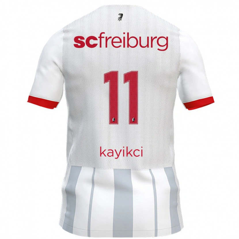Danxen Hombre Camiseta Hasret Kayikçi #11 Blanco Gris 2ª Equipación 2024/25 La Camisa