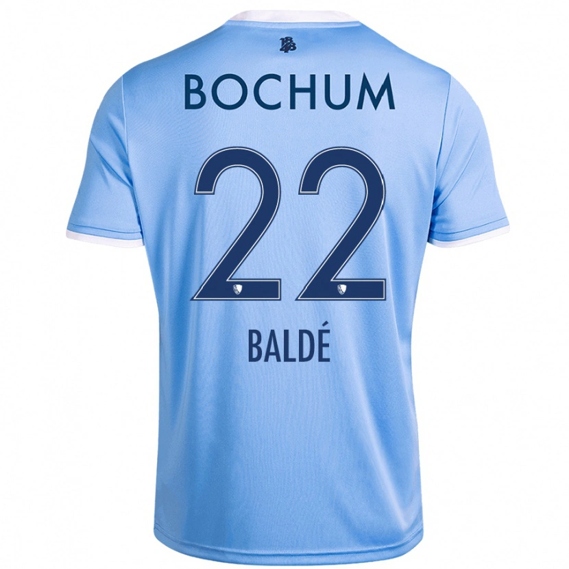 Danxen Hombre Camiseta Aliou Baldé #22 Azul Cielo 2ª Equipación 2024/25 La Camisa
