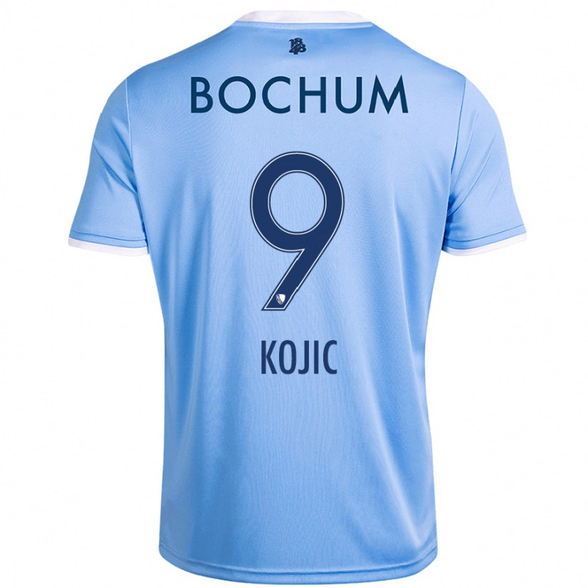 Danxen Hombre Camiseta Semin Kojic #9 Azul Cielo 2ª Equipación 2024/25 La Camisa