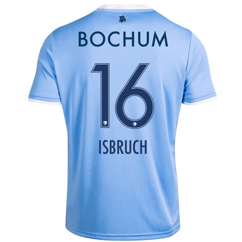 Danxen Hombre Camiseta L. Isbruch #16 Azul Cielo 2ª Equipación 2024/25 La Camisa