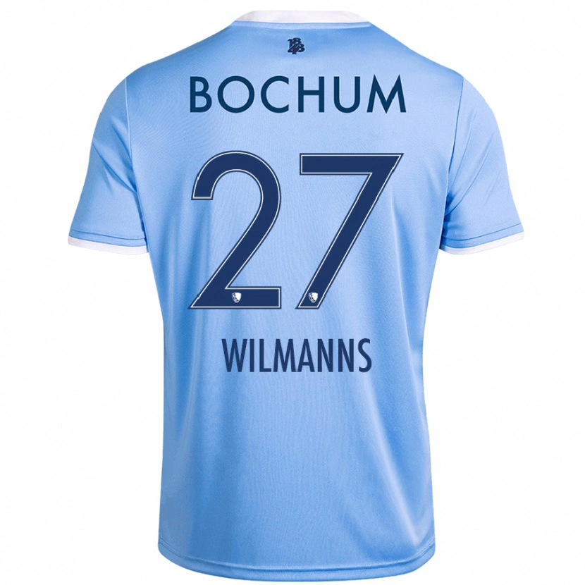 Danxen Hombre Camiseta Anjo Wilmanns #27 Azul Cielo 2ª Equipación 2024/25 La Camisa