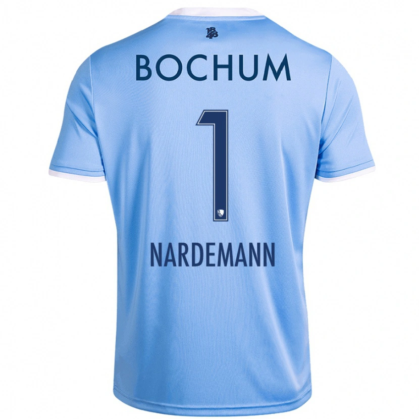 Danxen Hombre Camiseta Kari Närdemann #1 Azul Cielo 2ª Equipación 2024/25 La Camisa