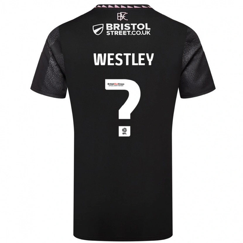 Danxen Hombre Camiseta Joe Westley #0 Negro 2ª Equipación 2024/25 La Camisa