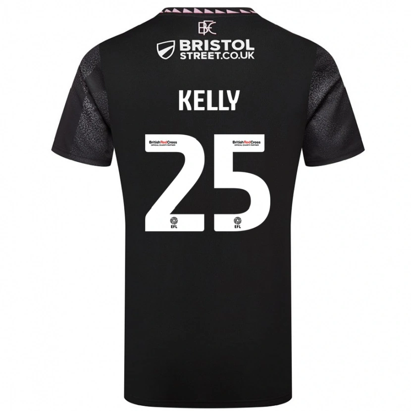 Danxen Hombre Camiseta Aimee Kelly #25 Negro 2ª Equipación 2024/25 La Camisa