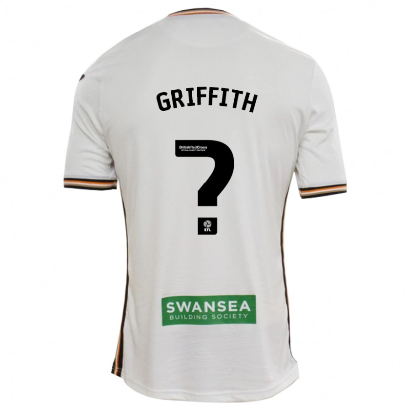 Danxen Mujer Camiseta Yori Griffith #0 Blanco 1ª Equipación 2024/25 La Camisa